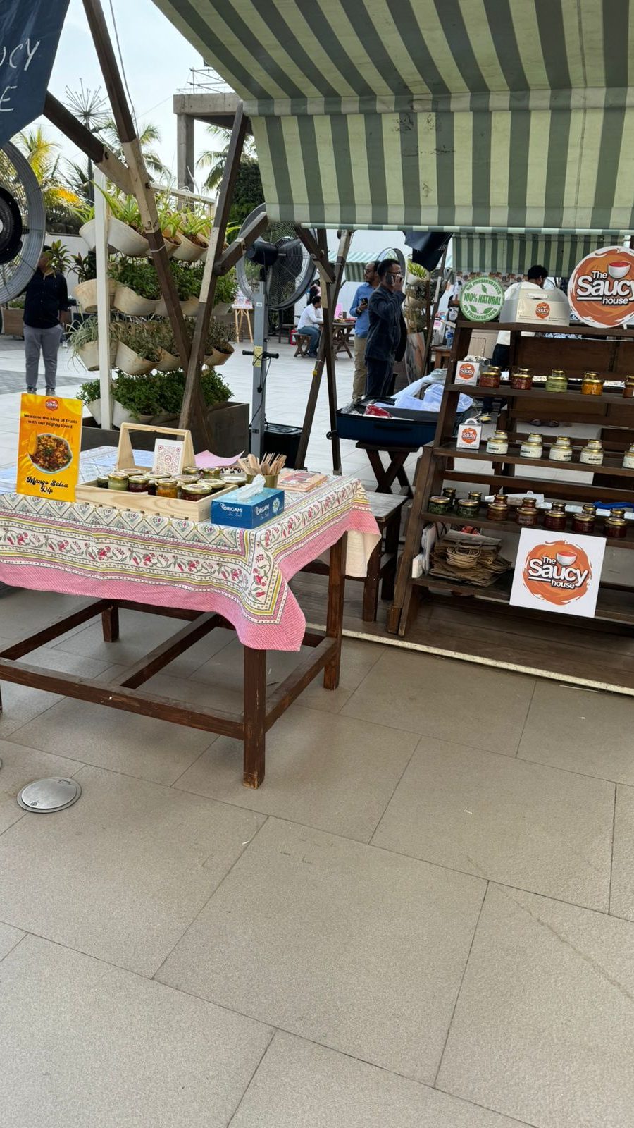 stall of the saucy House